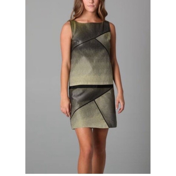 Sachin + Babi for Ankasa Sleeveless Ombre Dress Silk Trim Mod - Picture 1 of 9